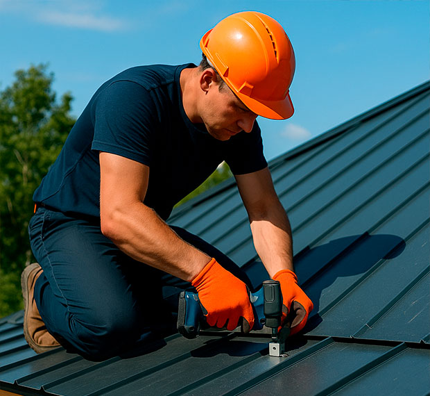 Ремонт металлической кровли в Ярославле